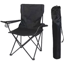 Silla Plegable Con Soporte Para Brazo Camping Parque Playa