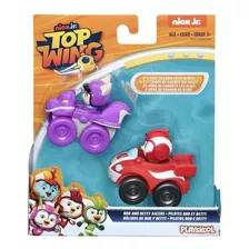 Top Wing Pack X 2 Personaje En Vehículo 7cm Original Nick Jr