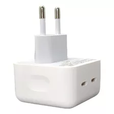 Fonte Carregador Turbo 40w Usb-c Dupla Saída Para iPhone Ios