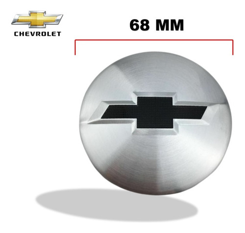 Kit De 4 Centros De Rin Chevrolet Blazer 2019-2021 68 Mm Foto 2