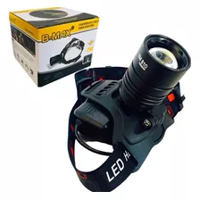 Lanterna De Cabeça Com Zoom Recarregável Led P50 Bm-810