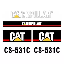 Kit De Adesivo Para Caterpillar Cs-531c (série 1)