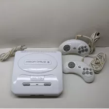 Console Mega Drive 3 Branco Tec Toy Com 70 Jogos Na Memoria