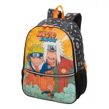 Mochila Naruto E Jiraya Amarelo - Pacific 40x32x15 Cm