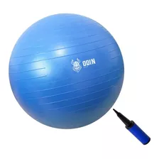 Bola Pilates Suiça Yoga Abdominal Gym Ball 65cm Bomba Grátis Cor Azul