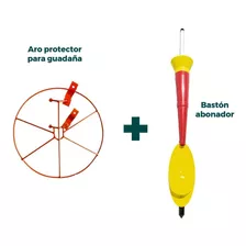 Kit: Bastón Abonador + Aro Protector Para Guadaña