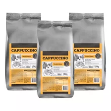 Cappuccino Cremoso Em Pó Tipo Cafeteria Vending 1kg C/ 3 Un