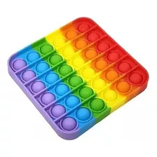 Pop-it Cuadrado Multicolor Antiestrés (fidget Toy)