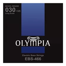Cuerdas De Bajo Eléctrico 6 Cuerdas 30-125 Olympia Ebs466