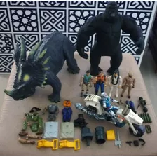 King Kong Versus Dinossauro Comandos Em Ação Pack Selva Toys
