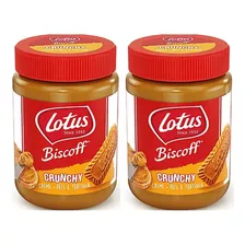 Kit 2 Lotus Biscoff Creme De Biscoito Crunchy Importado