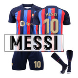 Camiseta De FÃºtbol De Messi Con El NÃºmero 10 Del Barcelona