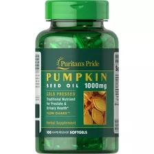 Puritan's Pride | Pumpkin Seed Oil | 1000mg | 100 Softgels