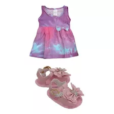 Vestido Para Bebe Menina Sapato Bebe Roupas Bebe Menina Luxo