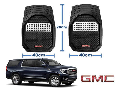 Tapetes 3d Logo Gmc + Cubre Volante Yukon Denali Xl 21 A 23 Foto 4