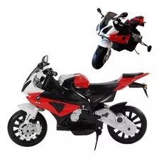 Mini Moto Elétrica Infantil 12v 2 Velocidades Bmw S1000rr