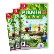 Combo Com 3 Pikmin 3 Deluxe Switch Midia Fisica