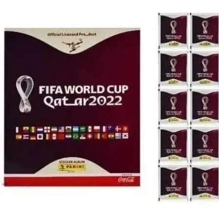 Album Mundial Qatar 2022 Pasta Blanda Mas 10 Sobres Estampas