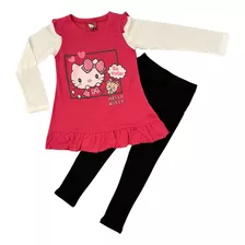 Conjunto Polera+calza Hello Kitty S121050-40