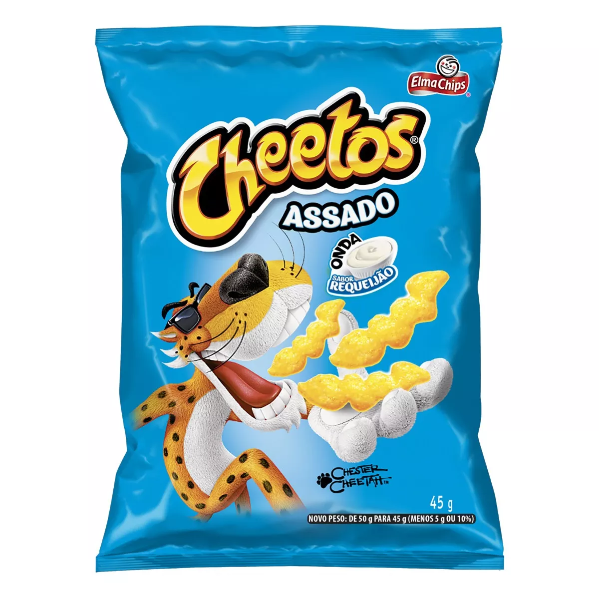 Salgadinho De Milho Onda Elma Chips Cheetos Requeijão 45 G