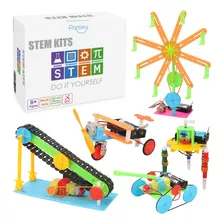 Juego De 5 Kits Stem, Motores De Corriente Continua, Kit Rob