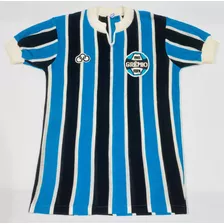 Camisa Jogo Grêmio Terres Olk 1982 Número 8 Tricolor
