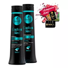  Kit Haskell Cachos Sim Shampoo E Condicionador 500ml