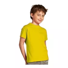 Polera Poliester Niño Manga Corta Para Estampar