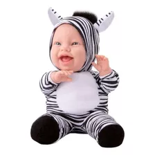 Boneca Infantil Baby Babilina Planet Zebra - Bambola