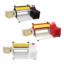 Cilindro Massa Laminador Eletrico Pastel Pão Pizza Vermelho