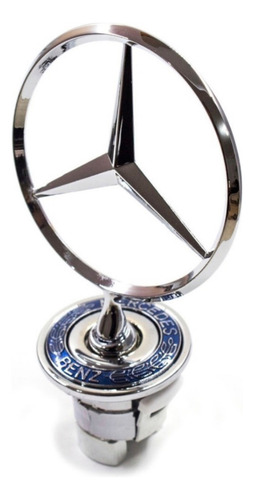 Emblema Cofre Compatible Mercedes Benz Cromo Foto 7