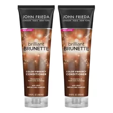 John Frieda Pack 2 Acondicionadores Brilliant Brunette 250ml