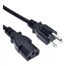 Cable De Poder Computadora Impresora 1.80m Fuente De Poder