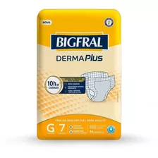 Fraldas Para Adultos Bigfral Derma Plus G X 7 U