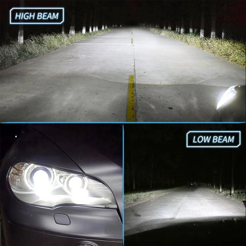 Kit Luces Led Para Nissan 8000lm Luz Alta/baja+luz Niebla Foto 7