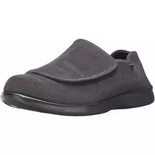 Hombres Propet Cush N Pie Zapatilla, Pizarra Pana, 10 5e De 