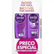 Shampoo + Condicionador Seda Cocriações Liso Perfeito 325ml