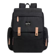 Mochila Maternidade Bolsa Mamãe Bebê Multifunção Grande Cor Preto