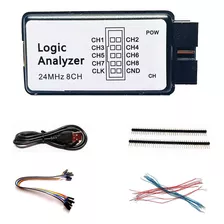 Sannween Kit De Analizador Logico Usb De 24 Mhz, 8 Canales C