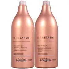 Loreal Absolut Repair Pós Química Kit Shampoo + Cond 1500ml