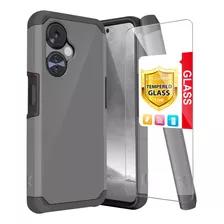 Tjs Funda Compatible Con Oneplus Nord N30 5g, Con Protector