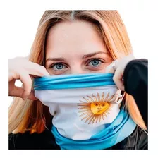 Cuello Bandana Multiuso Argentina Nopal Especial Mundial