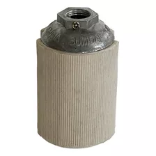 Portalampara De Porcelana E40 Campana Aluminio 5/8 565