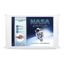 Travesseiro Nasa Viscoelástico Viva Conforto Altura 10 Cm