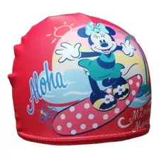 Gorra De Natación De Lycra Minnie Mouse Disney Oficial