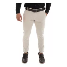 Calça Alfaiataria Slim Social Masculino Sarja Com Elastano