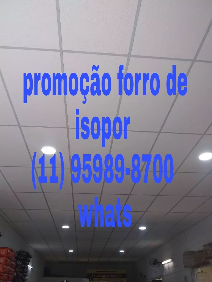 Forro De Isopor Instalado (11) 95989-8700 Whats, 4112-0400