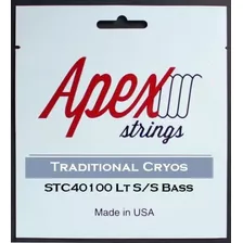 Cuerdas Cryos Apex Acero P Bajo Eléctrico 40/100 4 Set Msi