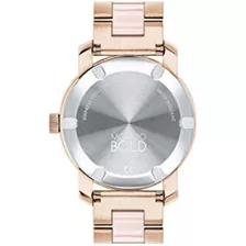 Reloj De Cuarzo Suizo Para Mujer Movado Con Correa De Acero