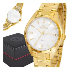 Relógio Feminino Technos Dourado Original Com Garantia